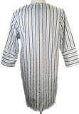 Striped Mini Dress - Navy & White