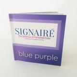 Signairé Blue Purple Color Booklet