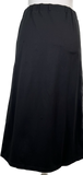 Mid-Length Basic Black Skirt