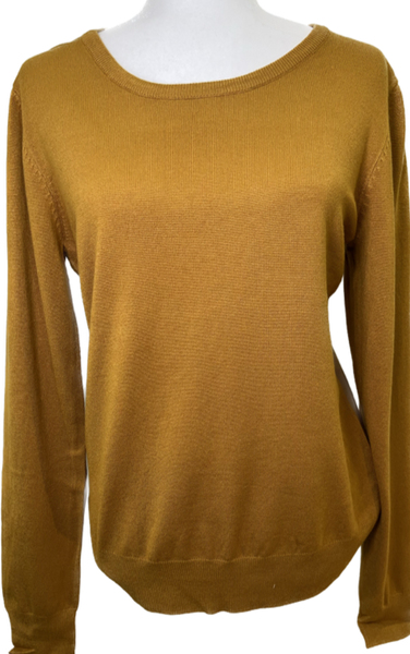 Classic Crew Neck Sweater - Goldenrod
